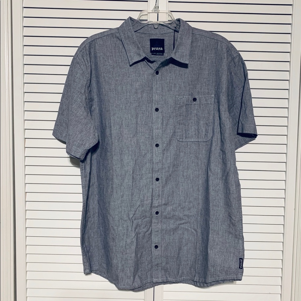 NWT Men’s Prana Jaffra Short Sleeve Shirt Size XL